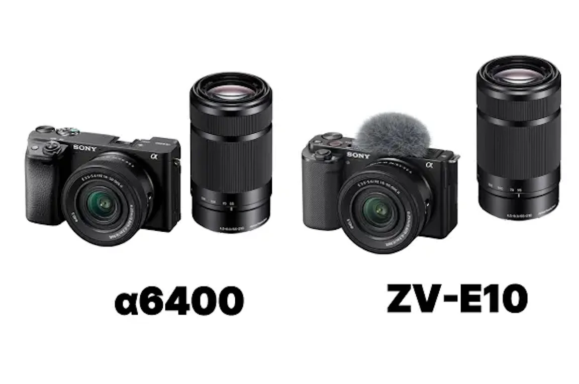 【2026年版】Sony α6400とVLOGCAM ZV-E10を徹底比較!写真とVlogで後悔しない選び方