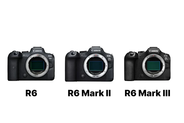Canon EOS R6・EOS R6 Mark II・EOS R6 Mark IIIを徹底比較！画素数・AF・連写・動画性能などの違いは？
