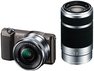 SONY α5100 ILCE-5100Y ダブルズームレンズキット "ブラウン"