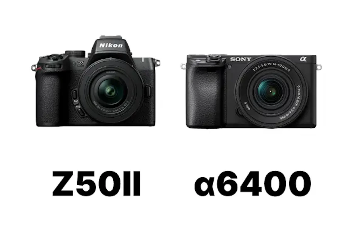 【2026年版】Nikon Z50IIとSony α6400を徹底比較！静止画・動画・携帯性で選ぶ