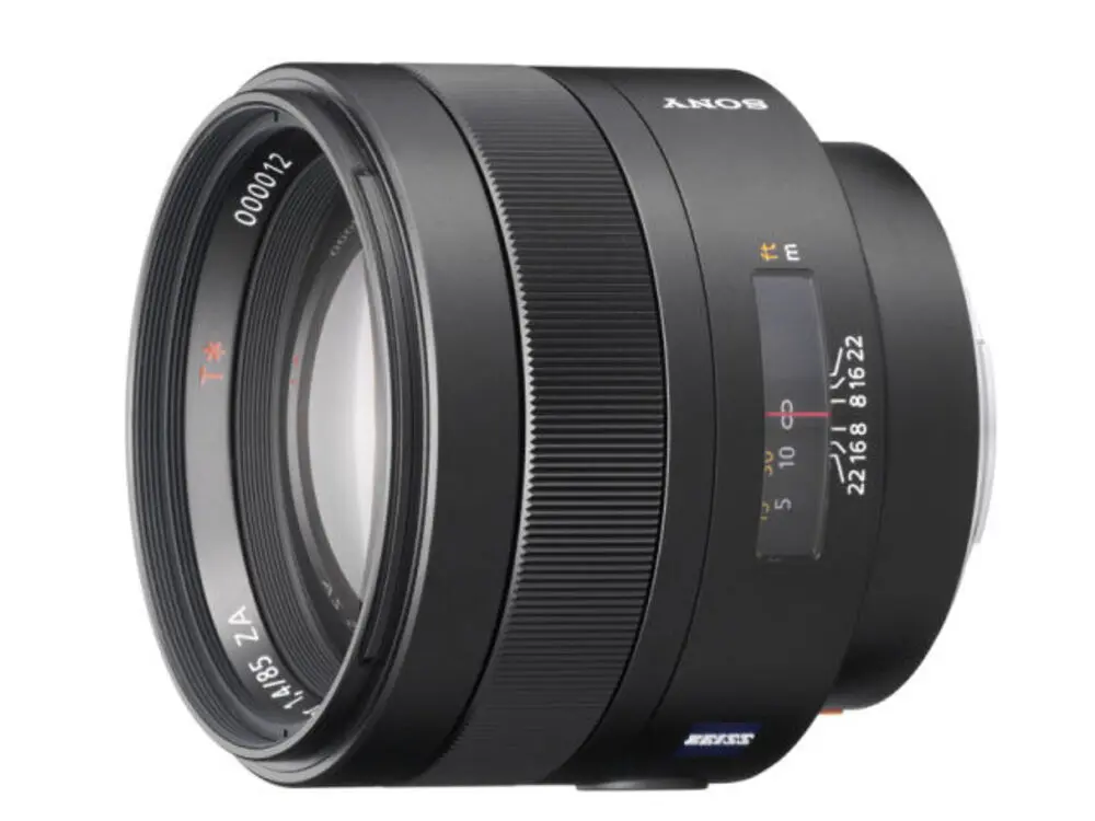 SONY一眼カメラ‘’α”用レンズ　Planer T* 85mm F1.4 ZA SONY一眼カメラ''α”用レンズ Planer T* 85mm F1.4 ZA SONY一眼カメラ