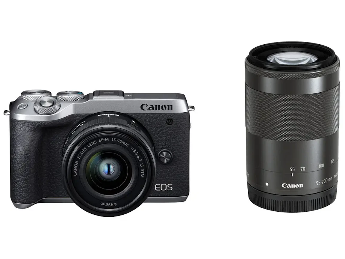 EOS M6 Mark II ダブルズームキット "シルバー"