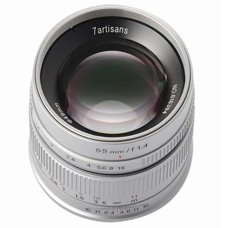 7Artisans 55mm F1.4 マイクロフォーサーズ用 "シルバー"の新品/中古の在庫一覧 2枚目
