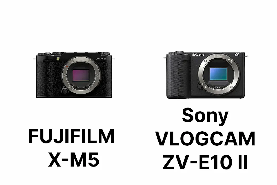 【2026年版】FUJIFILM X-M5とSony ZV-E10 IIを徹底比較!静止画・動画・携帯性でどっちを選ぶ?
