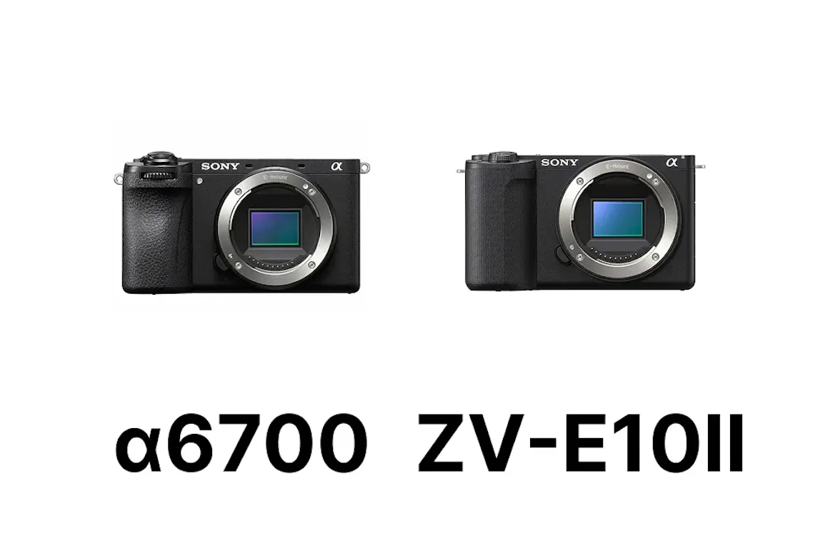 【2026年版】SONY α6700とVLOGCAM ZV-E10 IIを徹底比較|写真・Vlog・携帯性の違いと選び方