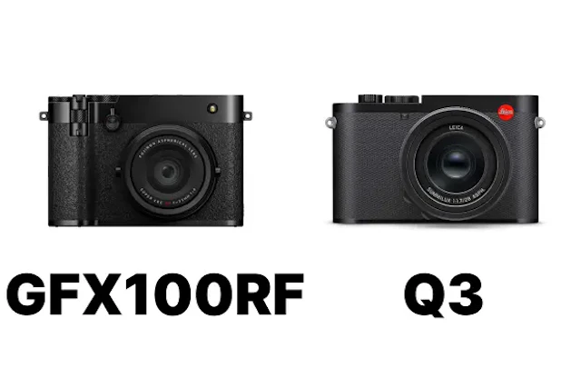 【2026年版】FUJIFILM GFX100RFとLeica Q3を徹底比較!中判レンズ一体型 vs フルサイズ・ラグジュアリー、選ぶ決め手はどこ?