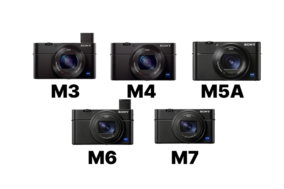 Sony RX100シリーズを徹底比較！M3/M4/M5A/M6/M7の違いとおすすめの選び方