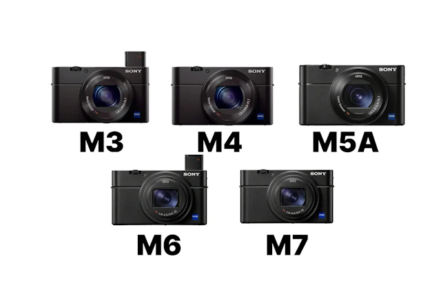 Sony RX100シリーズを徹底比較！M3/M4/M5A/M6/M7の違いとおすすめの選び方