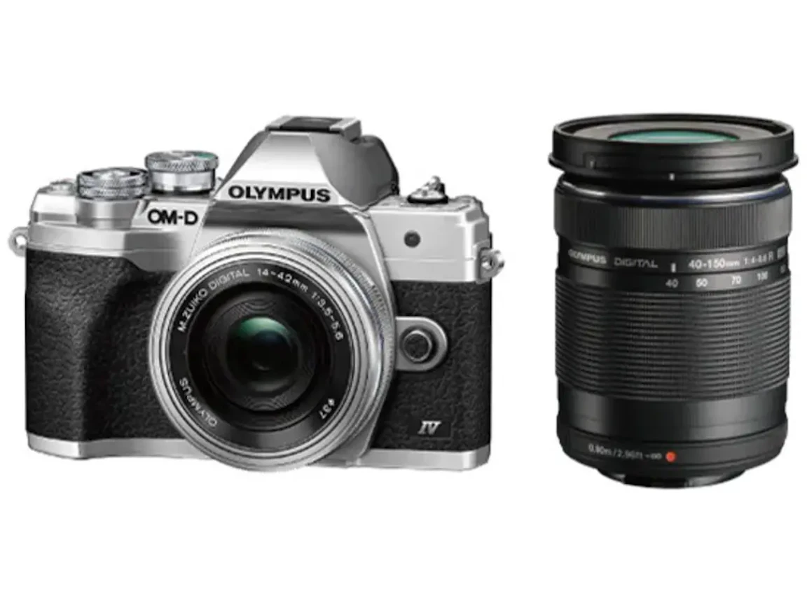 OM-D E-M10 Mark IV EZダブルズームキット "シルバー"