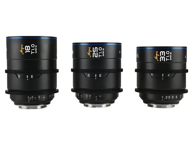 LAOWA Argus S35 Cine 3-Lens Bundle (18mm、25mm、33mm) フジフイルム用