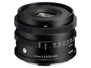 Sigma 45mm F2.8 DG | Contemporary:約220gの小型標準単焦点