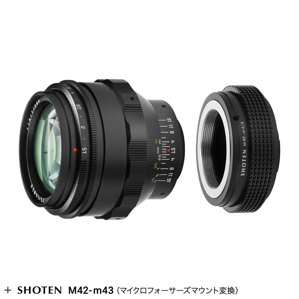 HANSA ハンザマウントアダプター　ライカM－M42　販売終了品、希少ですから 銘匠光学 TTArtisan 75mm f/1.5 M42 + ライカMマウントアダプター