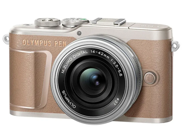 OLYMPUS PEN E-PL10 EZダブルズームキット "ブラウン"
