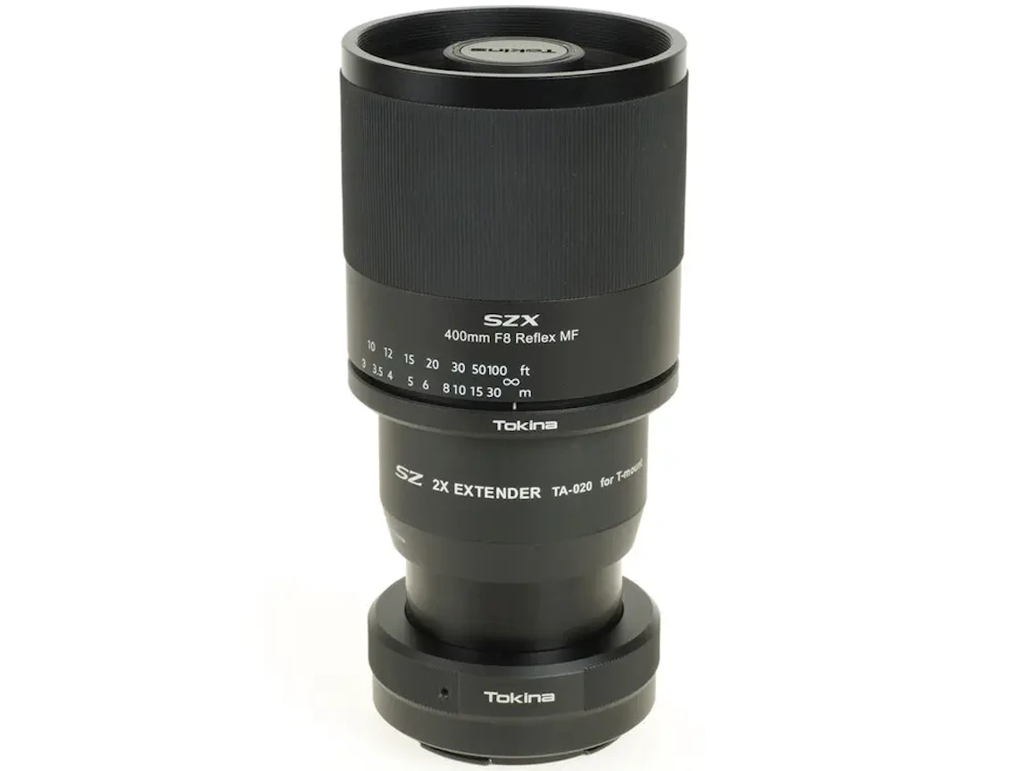 SZX 400mm F8 Reflex & 2X エクステンダーKIT MF
