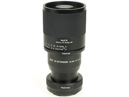 SZX 400mm F8 Reflex & 2X エクステンダーKIT MF ソニーE用