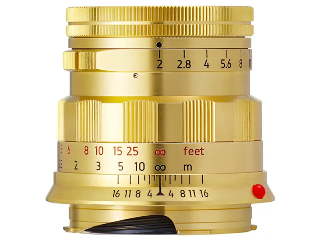 M 50mm f/2 Rigid "ブラスゴールド"