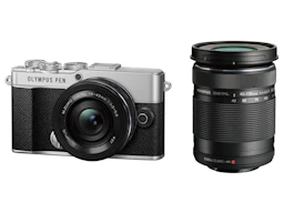 OLYMPUS PEN E-P7 EZダブルズームキット "シルバー"
