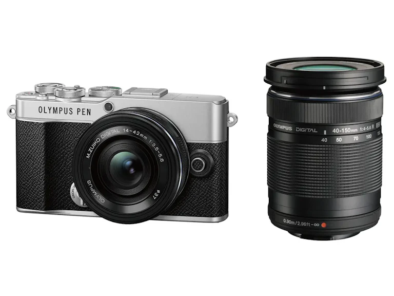 OLYMPUS PEN E-P7 EZダブルズームキット "シルバー"