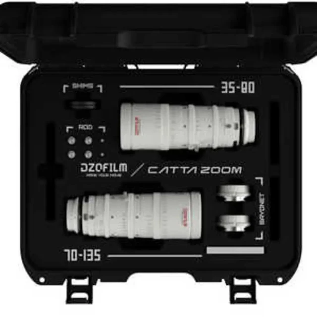 Catta Zoom 35-80mm&70-135mm T2.9 保護ケース付き "ホワイト"