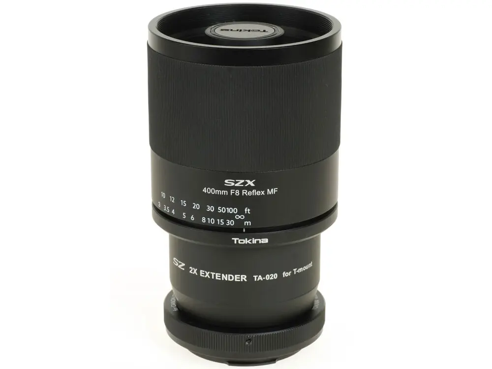 TOKINA SZX 400mm F8 Reflex & 2X エクステンダーKIT MF キヤノン用の