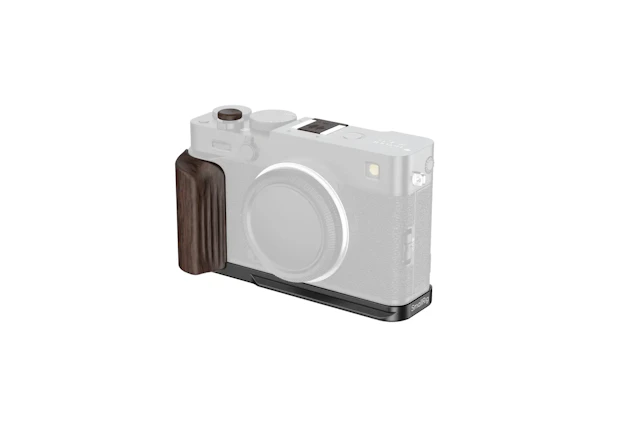 SmallRig、FUJIFILM X-E5用の木製グリップ付きL字プレートを発売