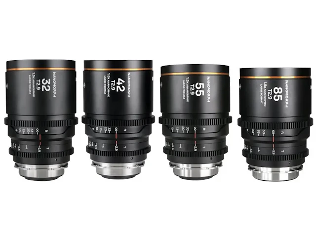 LAOWA Nanomorph Prime 4-lens Bundle (32mm・42mm・55mm・85mm) Amber