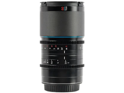 Saturn 50mm T2.9 1.6X フルフレームカーボンファイバーアナモルフィックレンズ ブルーフレア キヤノンRF用