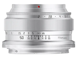 銘匠光学 TTArtisan 50mm f/2 ライカL用 "シルバー"