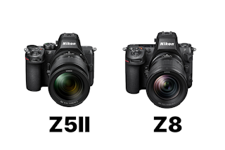 主要スペック比較:Z5IIとZ8の違いを表で確認