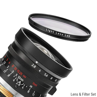 LIGHT LENS LAB M 28mm f/2.8 フィルターセット "ブラックペイント"