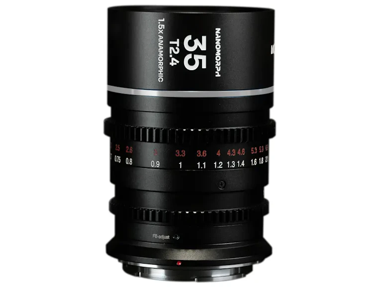 LAOWA Nanomorph 35mm T2.4 1.5x Cine Silver