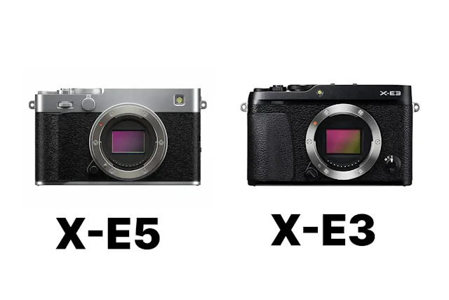 FUJIFILM X-E3とFUJIFILM X-E5を徹底比較まとめ! 画質・手ブレ補正・動画・価格差で選ぶ
