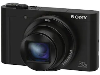 SONY DSC‑WX500：24-720mm相当／光学30倍の小型ズーム