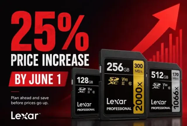 Lexarが2026年6月1日から価格改定との報道 SDカード・CFexpress・SSDへの影響まとめ
