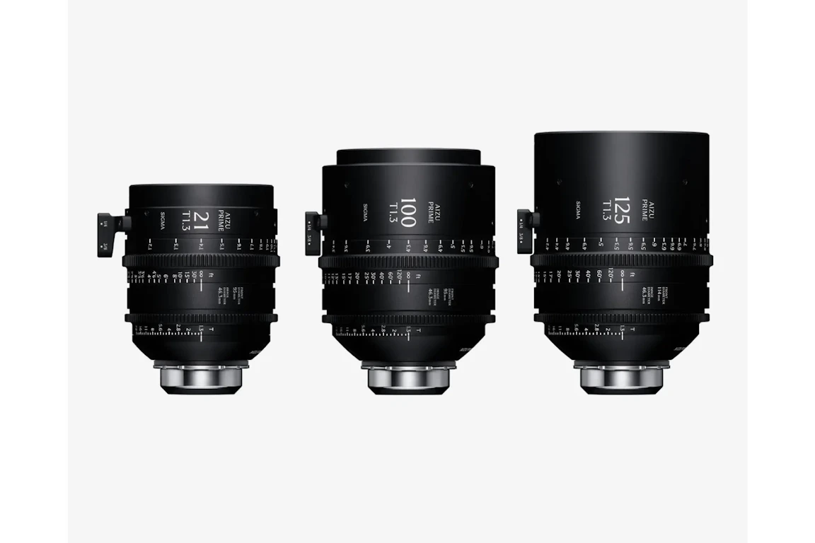 Sigma Aizu Primeに21mm/100mm/125mm T1.3 LFが追加 ラージフォーマット対応シネレンズが11本体制へ