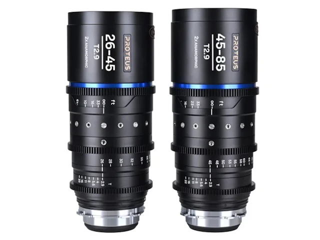 LAOWA Proteus Zoom 2X Anamorphic 2-Lens Bundle (26-45mm・45-85mm) Blue