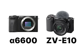 SONY α6600とVLOGCAM ZV-E10を比較 写真・Vlog・手ブレ補正・価格の違いを解説