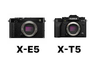 FUJIFILM X-E5とX-T5を徹底比較！写りは同等、選び方は「ファインダー・操作・耐候性」で決まる