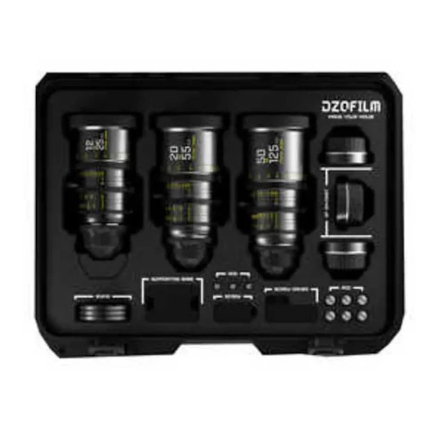 Pictor Zoom 12-25mm/20-55mm/50-125mm T2.8 3個レンズキット 保護ケース付き "ブラック"