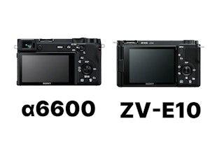 SONY α6600とZV-E10の携帯性・操作性比較|約160gの重量差は持ち歩きで分かりやすい