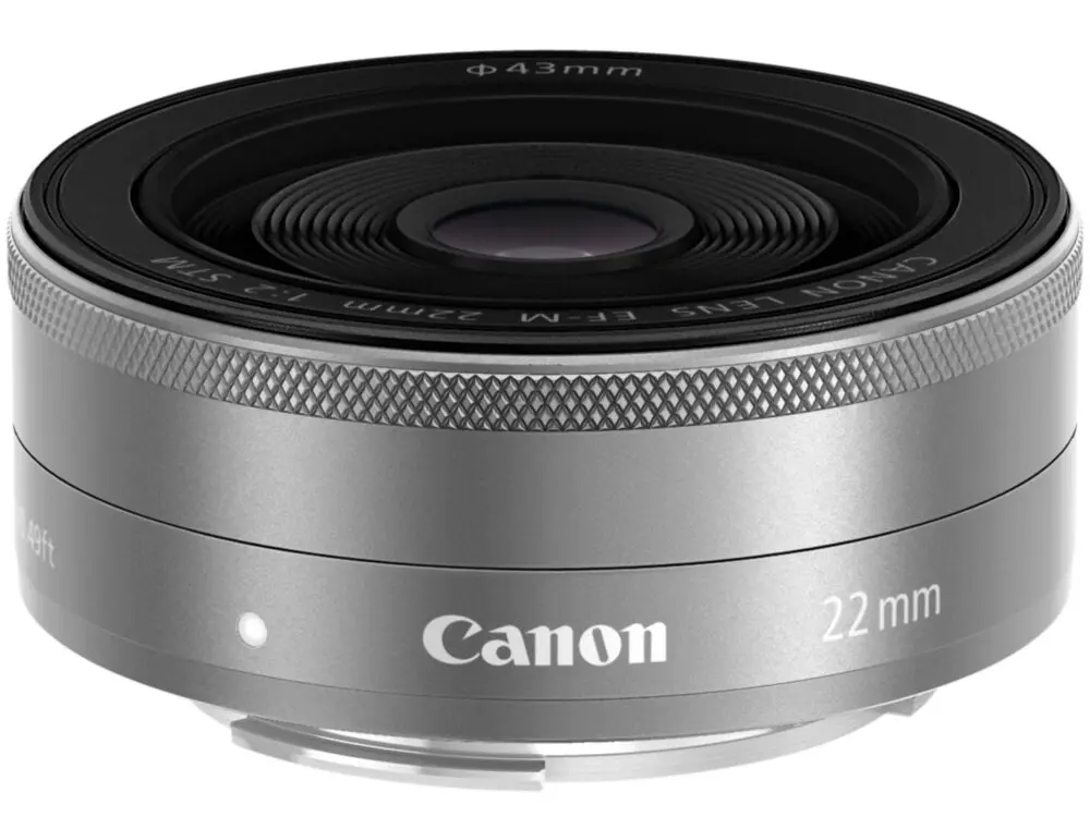 Canon EF-M22mm F2 STM シルバー プロテクター付き！ Canon EF-M22mm F2 STM 
