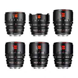 7Artisans HOPE Prime 6本セット 10-85mm T2.1 マイクロフォーサーズ用 "ブラック"