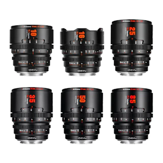 七工匠 7Artisans HOPE Prime 6本セット 10-85mm T2.1 マイクロフォーサーズ用 "ブラック"