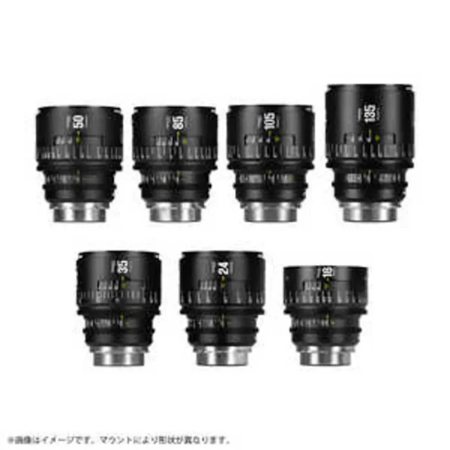 7Artisans INFINITE 7本セット 16-135mm T2.1-T2.5 キヤノン用 "ブラック"
