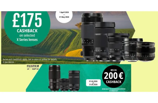 欧州にて、FUJINON XFレンズが春のキャッシュバック開始