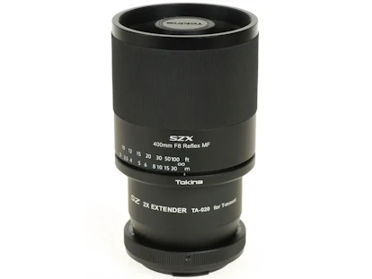 SZX 400mm F8 Reflex & 2X エクステンダーKIT MF キヤノン用
