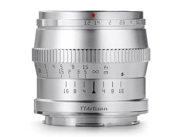 TTArtisan 50mm f/1.2 C ライカL用 "シルバー"