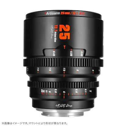 7Artisans HOPE Prime 25mm T2.1 マイクロフォーサーズ用 "ブラック"