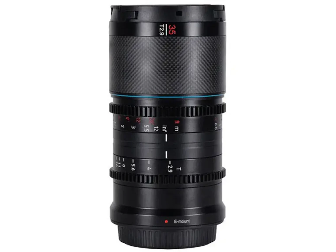 SIRUI Saturn 35mm T2.9 1.6X フルフレームカーボンファイバーアナモルフィックレンズ ナチュラルフレア フジフイルム用