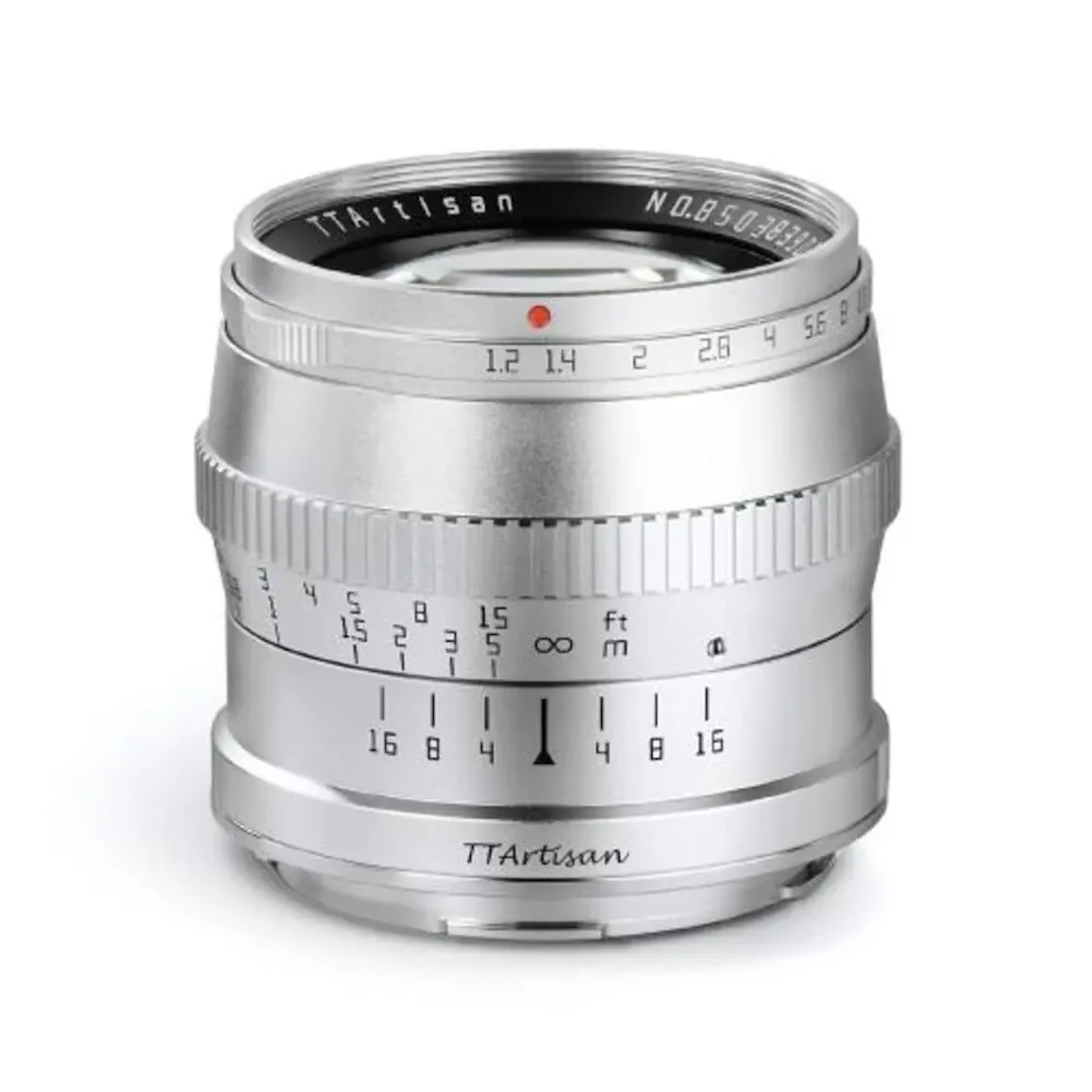 TTArtisan 50mm f/1.2 C ライカL用 "シルバー"の新品/中古の在庫一覧 2枚目